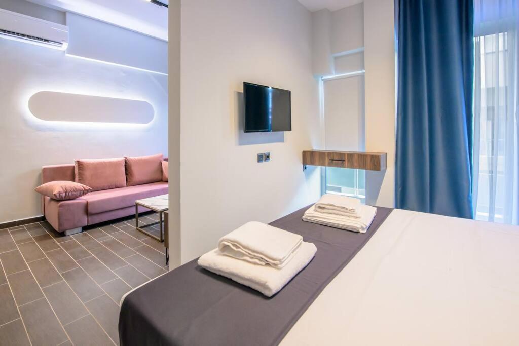 Luxury Central Apartment 4,1 Larissa Buitenkant foto